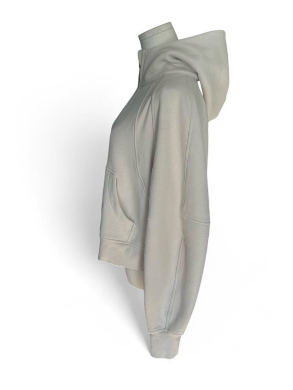 Lululemon Scuba Half Zip Hoodie Cream Tan Oversized Boxy Athleisure Woman M/L - Picture 3 of 9